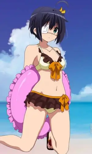 中二病也要谈恋爱女主角遮住一只眼的小鸟游六花手机壁纸图片集(2)