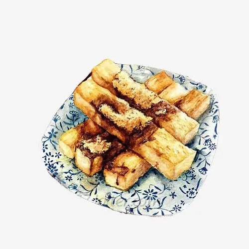 元素 > 炸年糕手绘画素材图片 年糕 美食 糯米制品 油炸食品 手绘美食