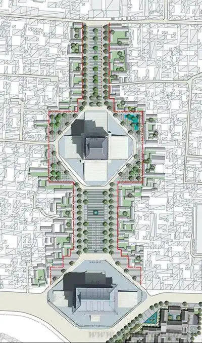 钟鼓楼广场恢复引热议