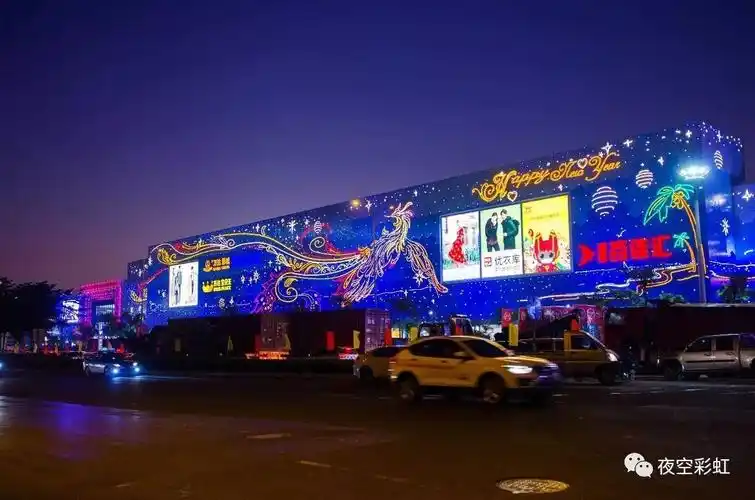 一城一金街用灯光见证最美万达金街