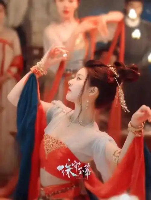 赵露思敦煌神女飞天舞##赵露思星汉灿烂后首部落地古装##珠帘玉