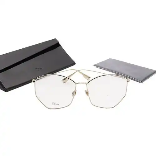 dior迪奥眼镜镜框stellaireo4多边形金属平光近视近视眼眼镜架