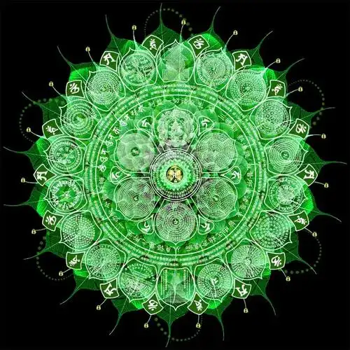 mandala|这是我见过最好看的曼陀罗咒轮合集,太惊艳了!