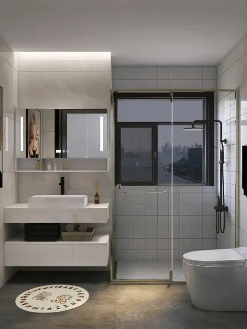 卫生间装修轻奢风简约风453㎡