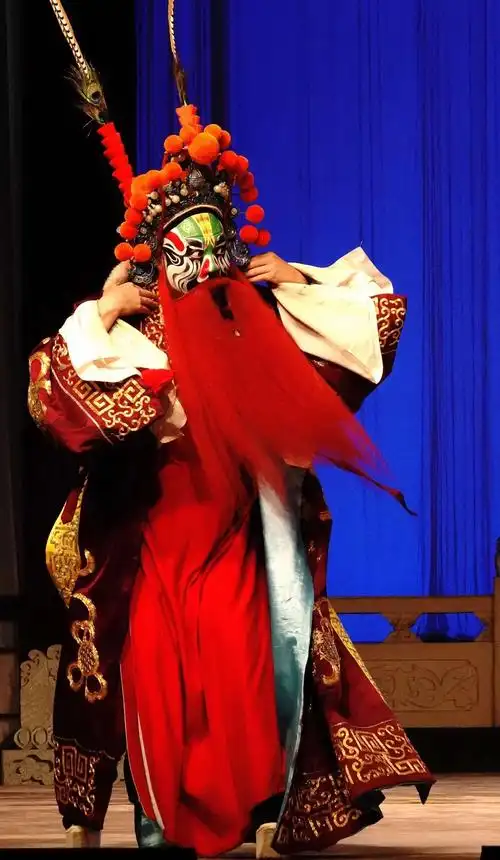 大京院崔志明(花脸)京剧舞台人像