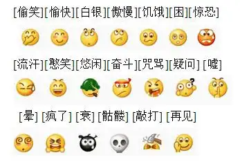 2017微信表情含义图解对照