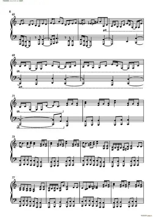 一重加害 洛天依 歌谱简谱网