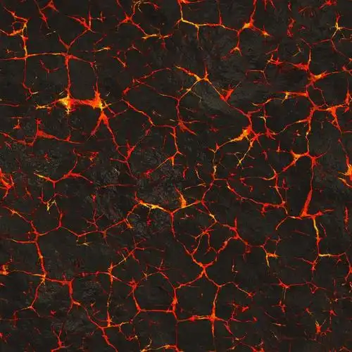 火山熔岩无缝纹理