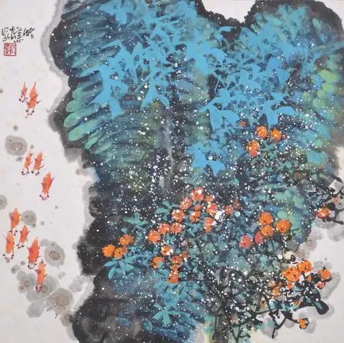 慵懒,疏狂,古拙,怪诞,祝焘花鸟画的艺术特征