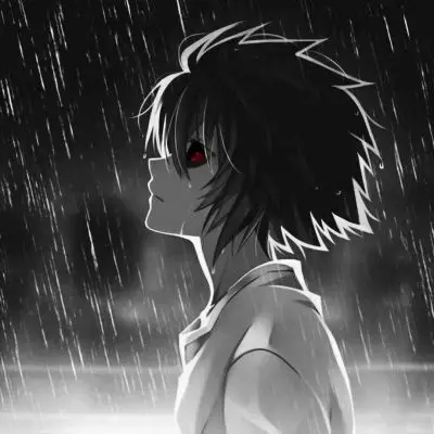 宋知意/黑白颓废丧系拽酷男漫 没什么别再难过了_男生头像_我要个性网