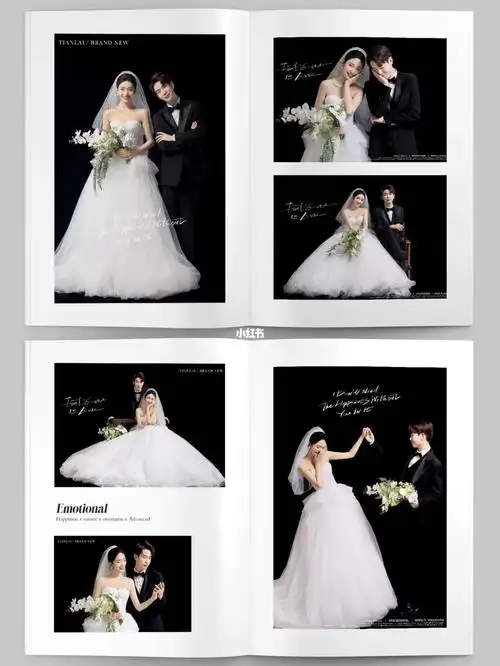 南昌婚纱照婚纱照风格不管是内景还是外景,过多花哨的排版都会显得