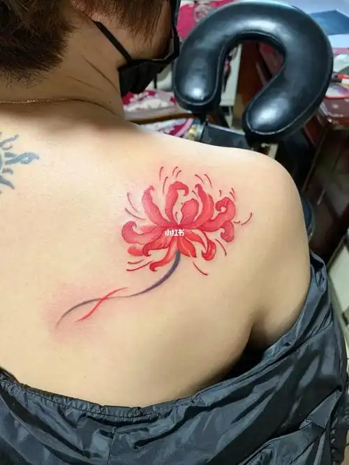 纹身也清新  #彼岸花