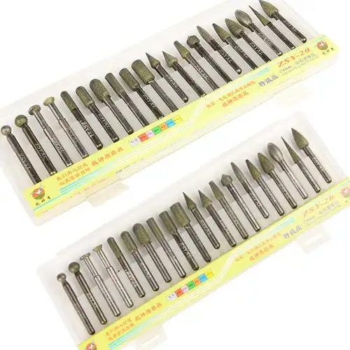 磨头战神鹰金刚石电磨机玉石雕刻打磨圆柱型6mm金刚砂其他机械五金新