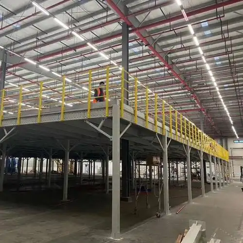 钢平台阁楼货架双层货架阁楼货架多层仓储式夹层钢平台货架