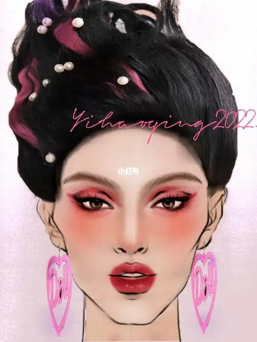 手机妆面设计稿p图大法