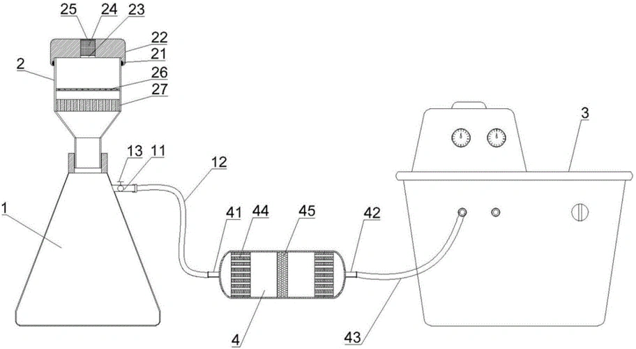 一种用于检测有毒粉尘的真空抽滤装置