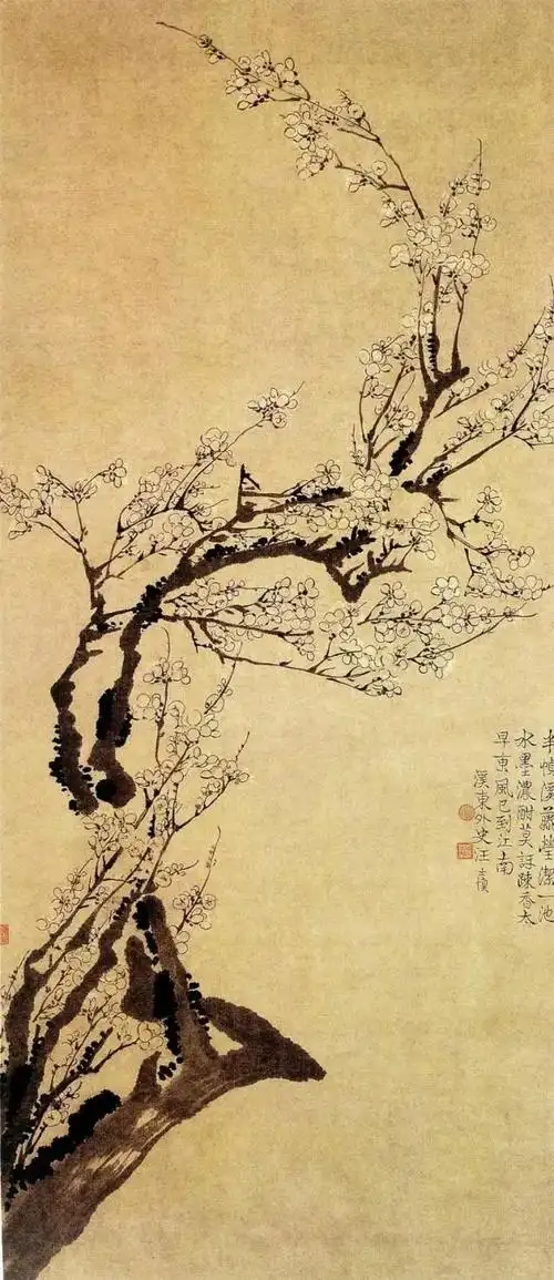 只有香如故 梅梦,梅隐,梅诗,梅画|墨梅图|陈洪绶|王冕|梅花_网易订阅