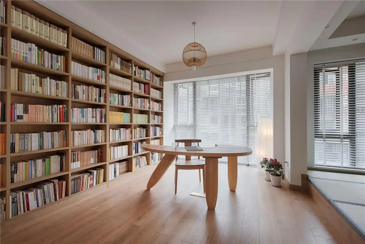 日式风格四居书房装修效果图