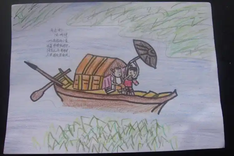 【原创】诗配画《舟过安仁》