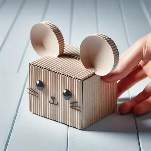 纸板萌宠|可爱瓦楞纸动物#亲子手工