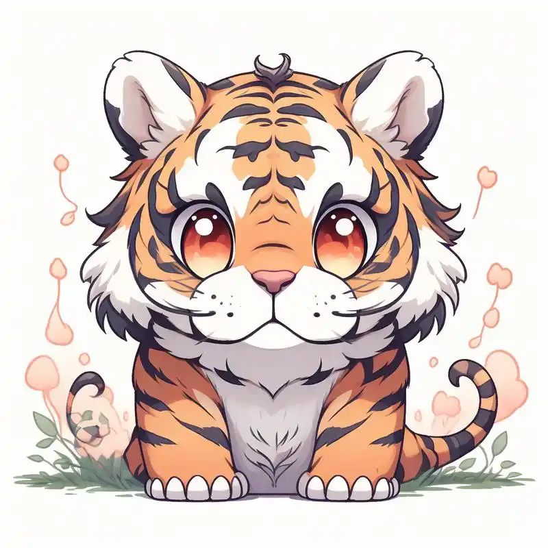 99超萌小老虎头像来袭96 嗷呜～可爱的小老虎头像来啦!