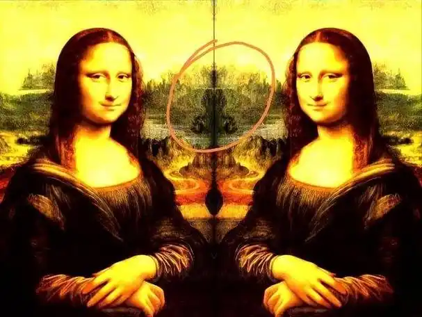 《蒙娜丽莎》10大恐怖之处,画中出现外星人,身后竟藏有4只动物