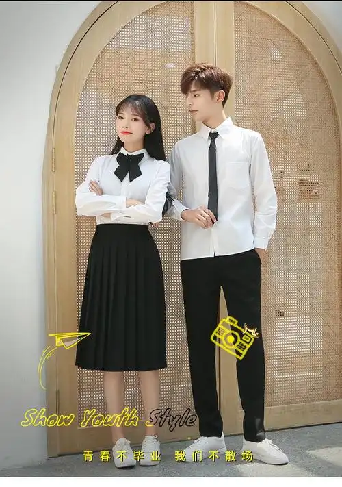 初中高校园毕业班服jk/dk套装学院风韩版春夏季学生日系校园风毕业