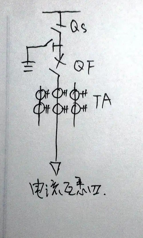 电气主接线图中电流互感器和电压互感器怎么表示