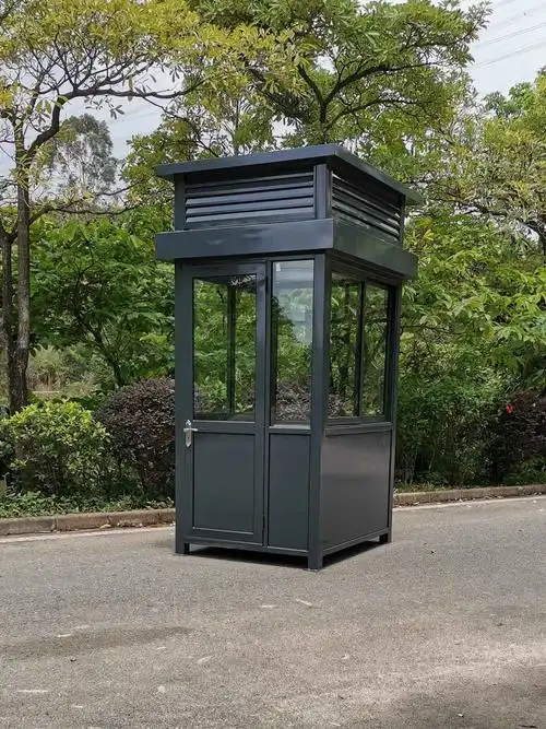 不锈钢岗亭保安亭户外移动值班治安岗亭成品岗亭