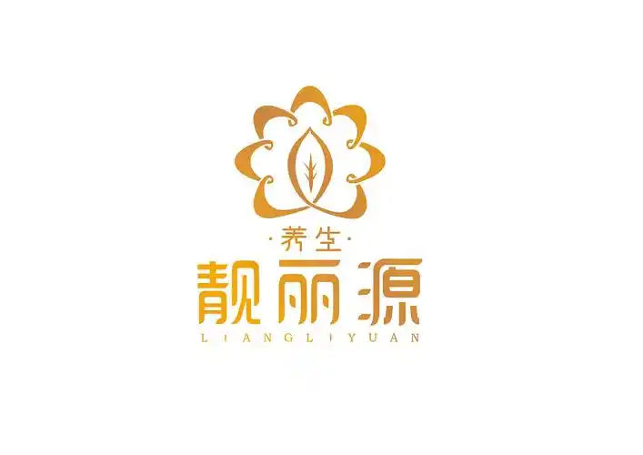 靓丽源(养生),标志设计,花形状,女性头部剪影... - 原创作品 - 站酷(z