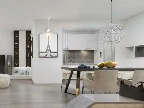 2020时尚家装简约餐厅风格装修效果图片