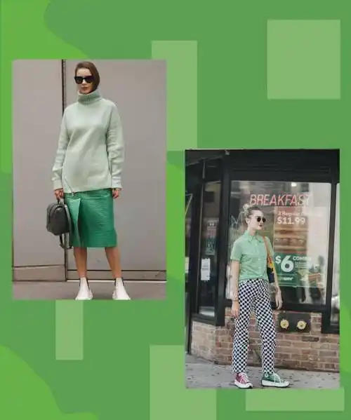 完美的搭配在一起二,牛油果服饰穿搭注意事项它的颜色清新优雅且舒爽