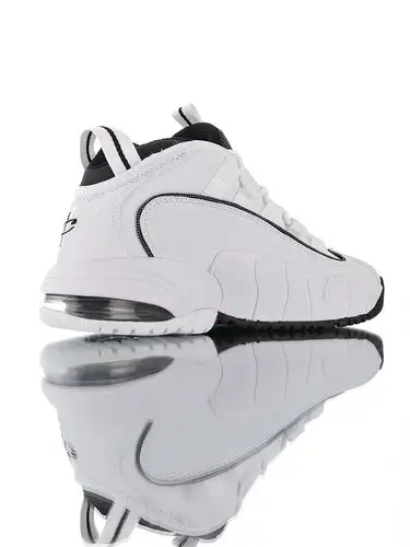 耐克nikeairmaxpennylewhitesilverblacknba球星安芬尼哈达威便士一代