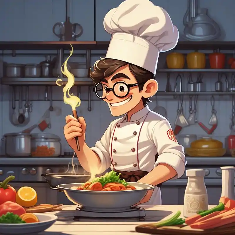 99今天给大家带来一组超级可爱的厨师卡通头像,萌到爆炸!