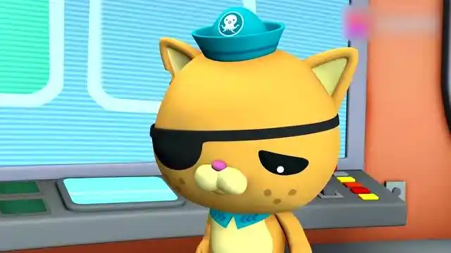 海底小纵队战战兢兢的告诉章教授它的宝贝书不见了怕怕