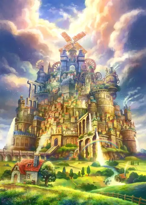动漫城堡壁纸