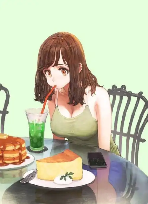 吃几口就会腻的食物##插画