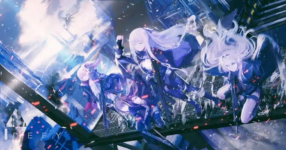 动漫枪娘背景图推荐少女前线