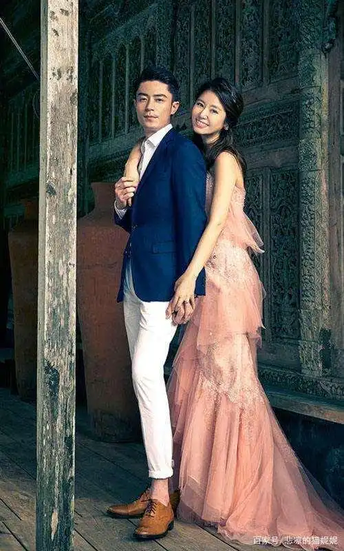 霍建华林心如亲密合照