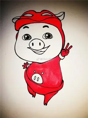 猪猪侠变身简笔画 - 简单简笔画
