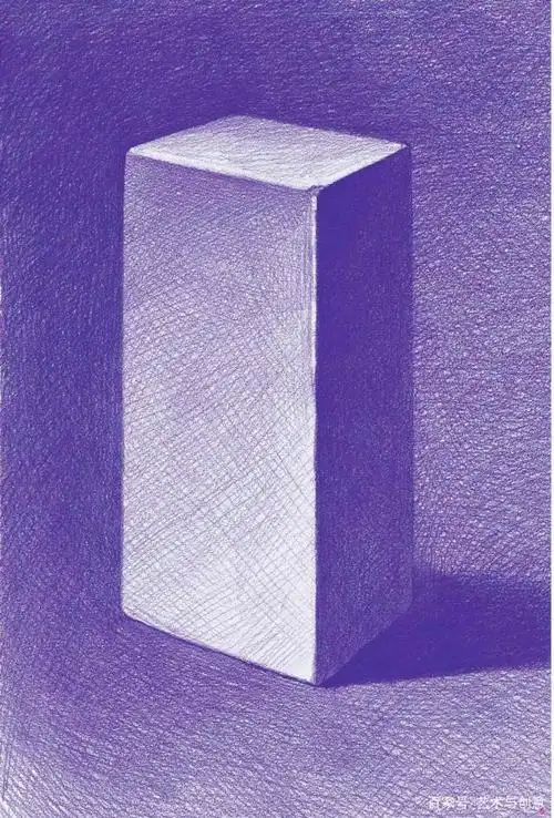 初学者必须掌握的素描长方体的表现要点