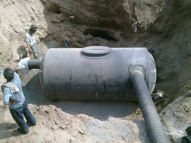 成品化粪池安装照片