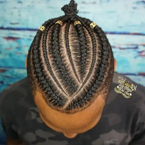 男生编贴头辫小辫子又酷又有型