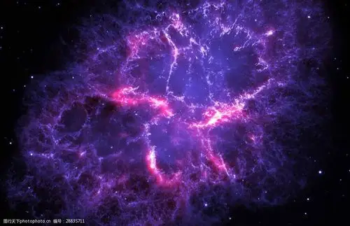 唯美紫色渐变云朵背景