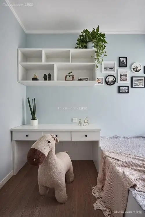 2022北欧儿童房装饰设计 2022北欧书桌装修图片