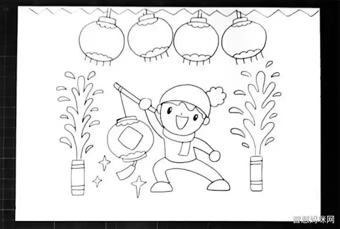 情景简笔画图片大全