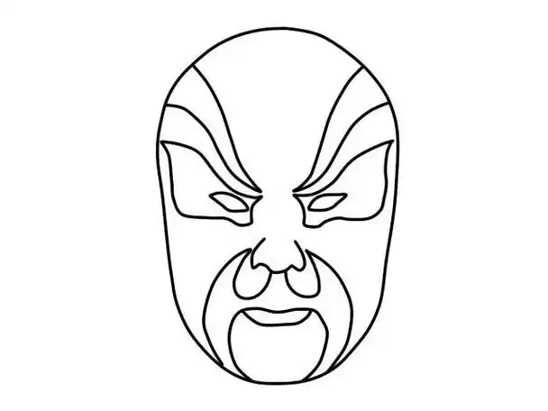 画怎么画脸谱简笔画简单又好看京剧脸谱简笔画画法脸谱简笔画脸谱图片