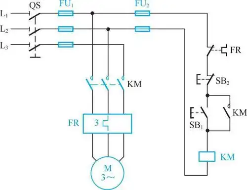 电动机单向控制电路故障检修方法