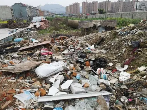 宁海县桃源街道翻身村垃圾乱倒环境恶劣