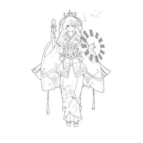 阴阳师 临摹 线稿练习